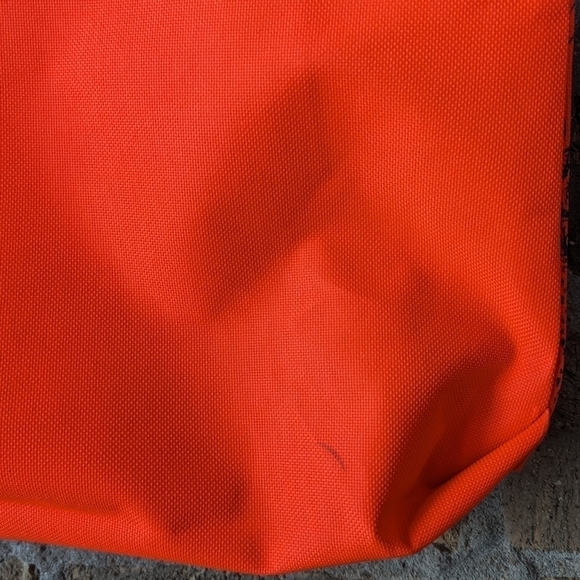 Vintage 80s Neon Orange Cabo San Lucas Mexico Beach Tote Bag - Picture 6 of 8